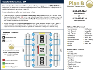 DIA Airport Arrival Info